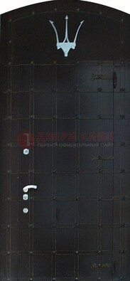 Металлическая арочная дверь ДА-22 высокого качества в Щелково