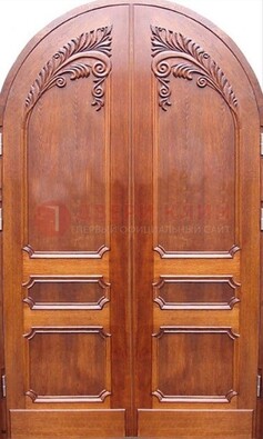 Металлическая арочная дверь ДА-9 в салон красоты в Щелково