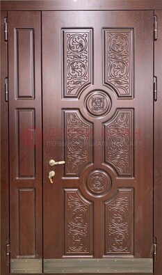 Парадная металлическая дверь с узором ДПР-74 в Щелково