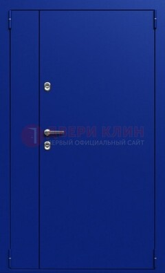Синяя тамбурная дверь ДТМ-23 в Тихвине