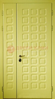 Салатовая тамбурная дверь ДТМ-28 в Щелково