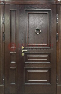 Полуторная металлическая дверь с виноритом ДВТ-253 в Щелково