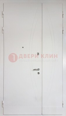 Современная полуторная стальная дверь с МДФ панелью ПЛ-25 в Щелково